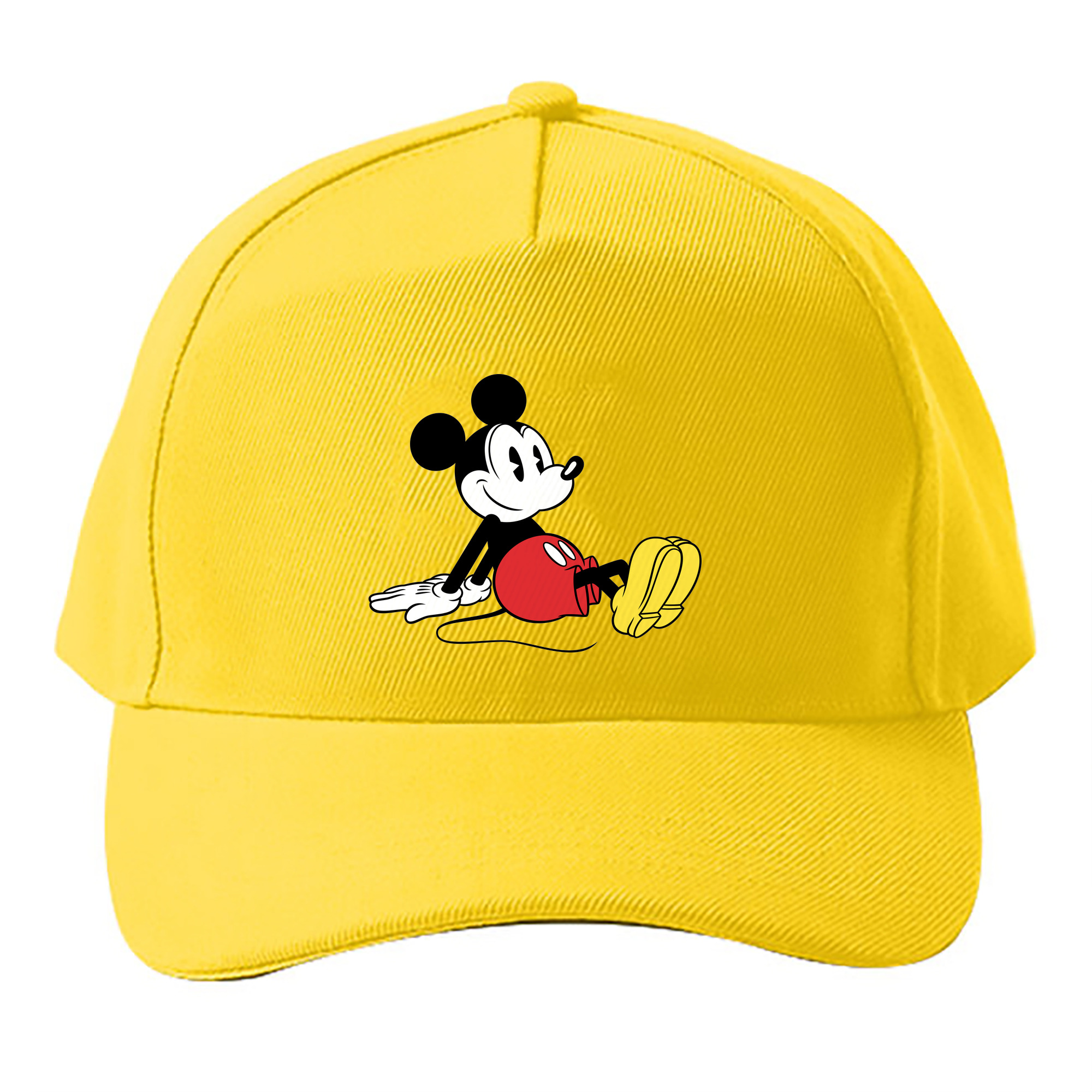 （画像用） ミッキーマウス Mickey Mouse ベースボールキャップ 綿100％ 男女兼用 帽子 スポーツ